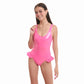 Bañador vinil rosa