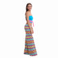 Pantalón zigzag pierna ancha