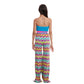 Pantalón zigzag pierna ancha