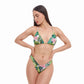 Top Hojas Verdes con Flamingos