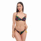 Top Morado con Flores Amarillas